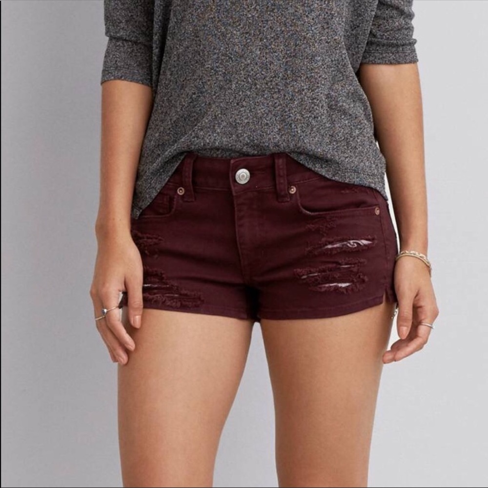 AMERICAN EAGLE Shortie Shorts